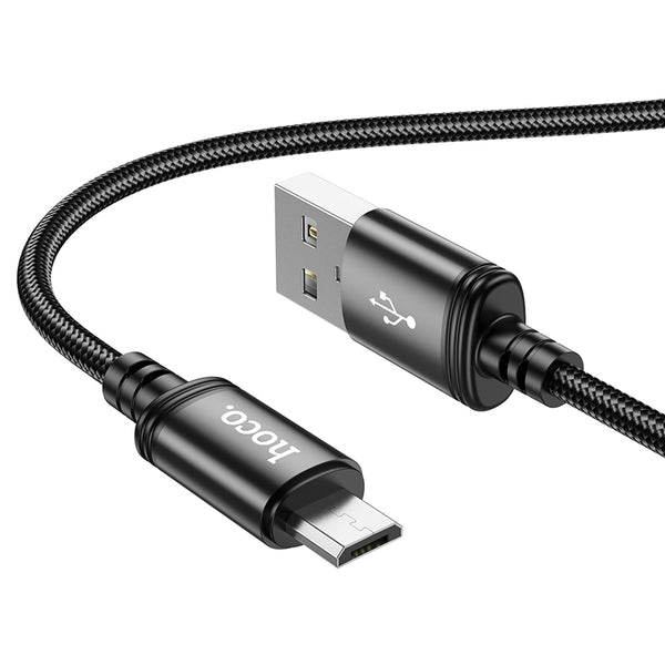 Hoco Cavo Dati X89 3.0 in Nylon Micro-USB – Nero