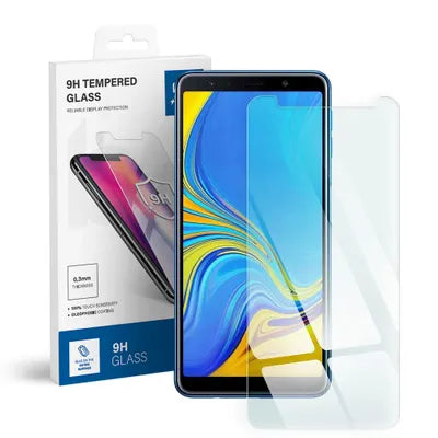 Vetro temperato per Samsung Galaxy A7 2018 Blue Star