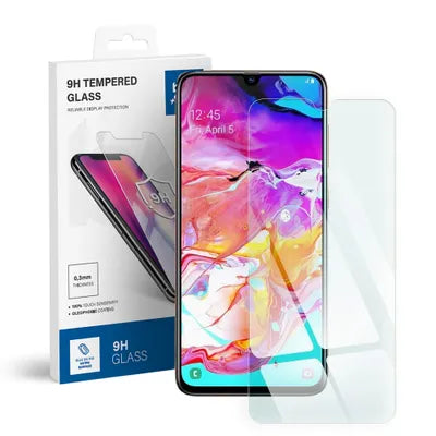 Vetro temperato per Samsung Galaxy A70 Blue Star