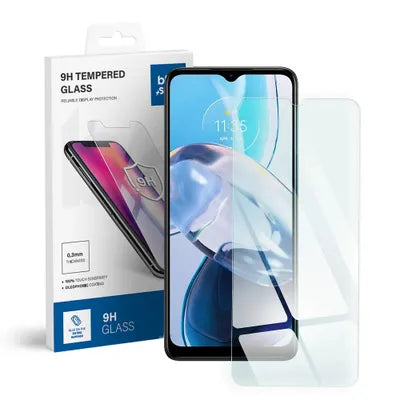 Vetro temperato per Motorola E22 Blue Star