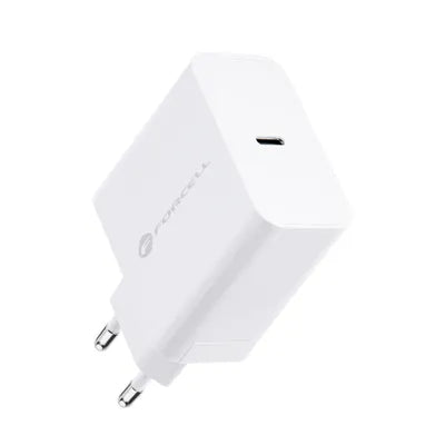 Caricabatterie per telefono Forcell F-Energy USB C QC4.0 PD 3A 45W TFK-TC-45WPD bianco