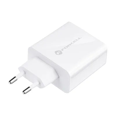 Caricabatterie per telefono Forcell F-Energy USB C QC4.0 PD 3A 45W TFK-TC-45WPD bianco