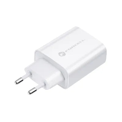Caricabatterie per telefono Forcell F-Energy USB C QC4.0 PD 3A 25W TFK-TC-25WPD bianco
