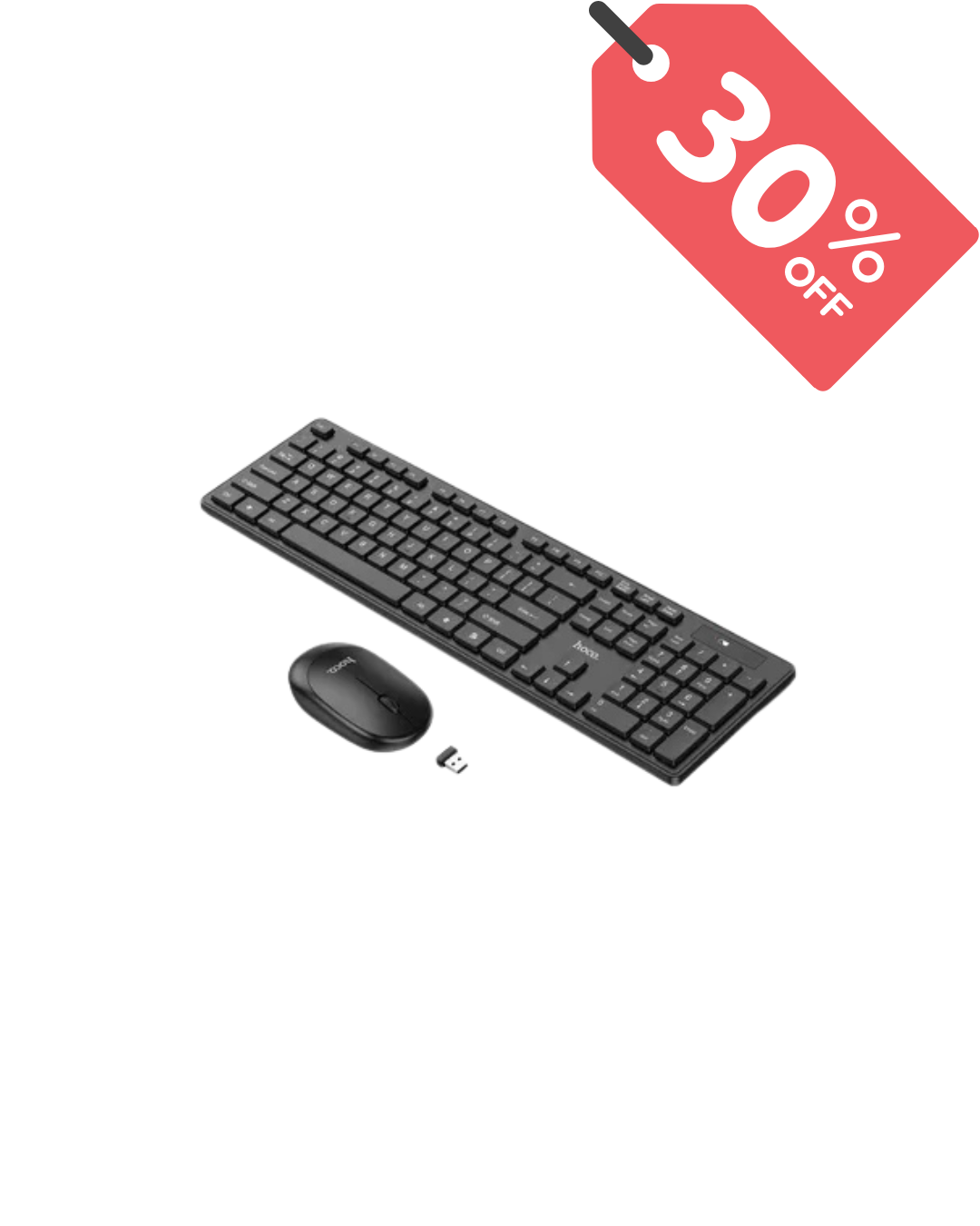 HOCO Tastiera wireless + mouse wireless (set) GM17 nero