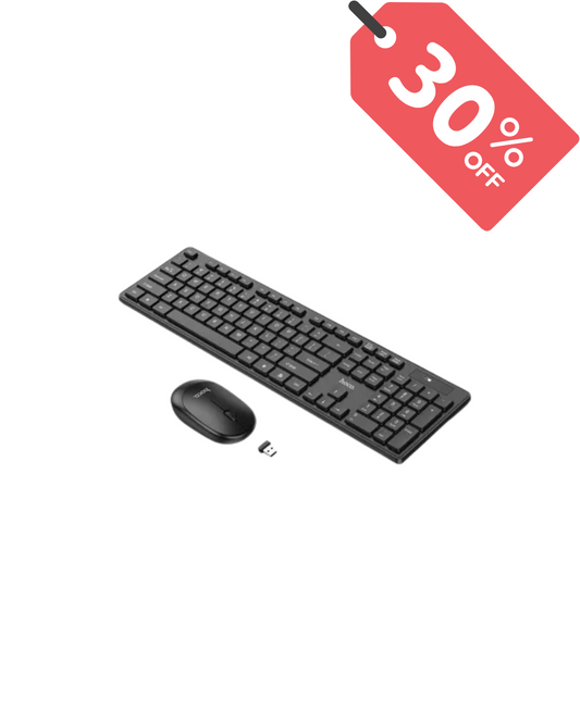 HOCO Tastiera wireless + mouse wireless (set) GM17 nero