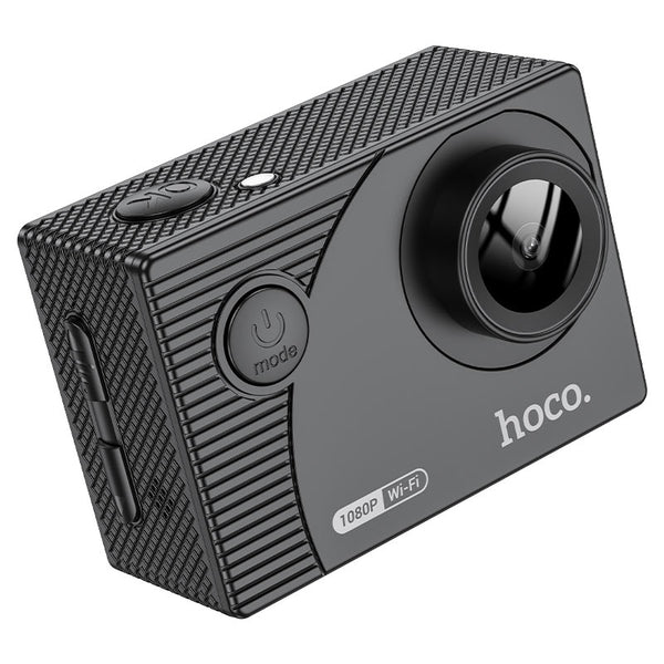 Hoco DV100 Videocamera Sportiva 1080p 30fps con Schermo 2" – Nera + Cuffie con Microfono