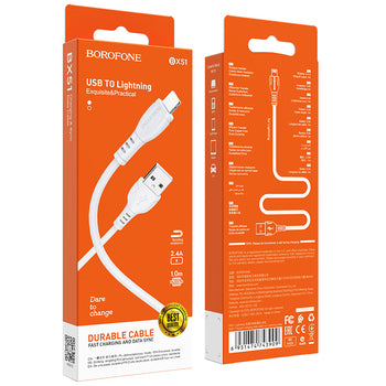 Cavo Borofone BX51 Triumph – USB-A a Lightning