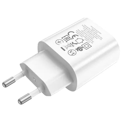 Caricabatterie da rete HOCO Type C Power Delivery PD 25W QC3.0 Jetta N22 bianco.