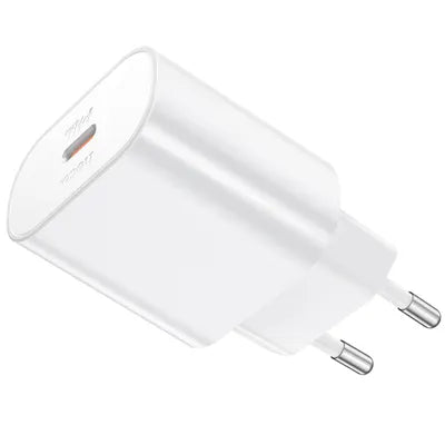 Caricabatterie da rete HOCO Type C Power Delivery PD 25W QC3.0 Jetta N22 bianco.