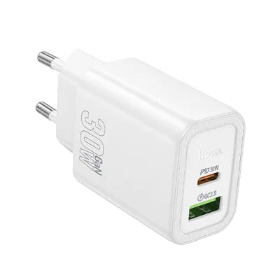 Caricabatterie da muro HOCO USB A+ Tipo C PD QC3.0 3A 30W N63