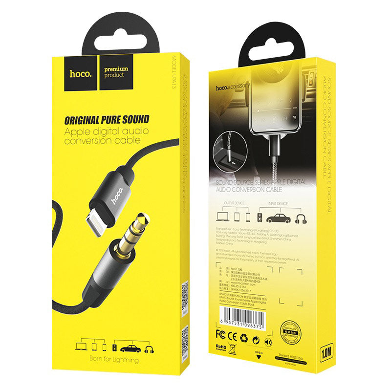 Cavo Audio Hoco UPA13 “Sound Source” – Lightning a Jack 3,5 mm
