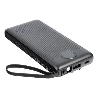 VEGER Batteria esterna (Powerbank) C10 - 10.000mAh (Micro + Tipo C + Lightning 8 pin) nero (W1116)