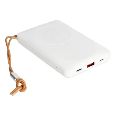 VEGER Batteria esterna (Powerbank) MagOn Caricabatteria induttivo supporto MagSafe 15W - 10,000mAh PD 22.5W bianco (VP1151 / W1151)