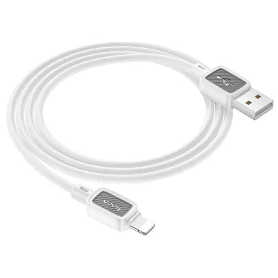 Hoco X108 – Cavo USB-A a Lightning 1m in Silicone, Ricarica Rapida 2.4A e Trasferimento Dati