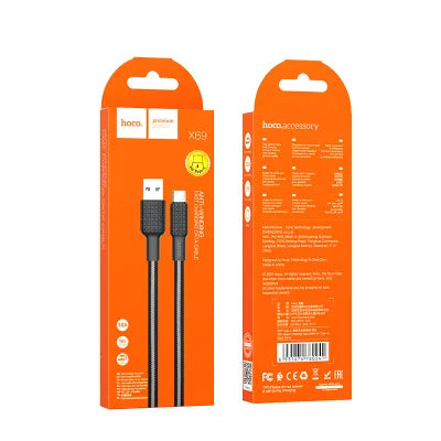 Cavo USB A a USB C Hoco 3A 1m X69