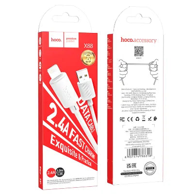 HOCO Cavo USB A iPhone Lightning 8-pin 2.4A Gratifed X88