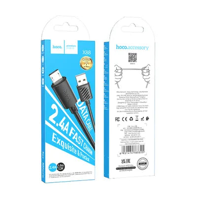 HOCO Cavo USB a Micro 2.4A Gratifed X88