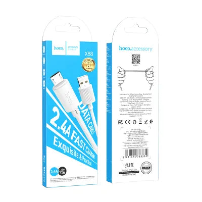 HOCO Cavo USB a Micro 2.4A Gratifed X88