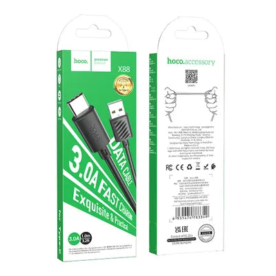 HOCO Cavo USB a Tipo C 3A Gratifed X88