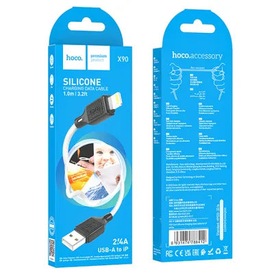 Cavo USB A a Lightning Hoco 2,4 A 1 m X90