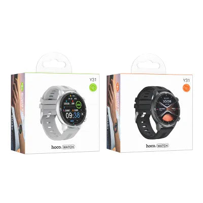 🟦 Smartwatch Hoco Y31 – Eleganza e Funzionalità per Ogni Giorno